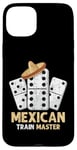 iPhone 15 Plus Mexican Train Master Domino Player Dominoes Lover Game Mens Case