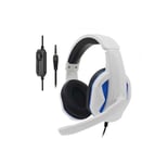 Écouteurs Gaming De Jeu PS4 PS5 PC Blanc Filaire Avec Micro Fil PLAYSTATION