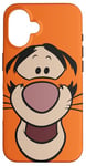 Coque pour iPhone 16 Disney Winnie l'ourson Tigrou Orange vif