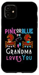 Coque pour iPhone 11 Rose ou bleu Grandma Loves You Granny Nana Mimi Grandmother