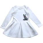 Robe enfant Petit Bateau  Robe  Blanc - 6 ans