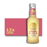 Fentimans Botanical Boost Lemon & Pink Ginger - Botanically Brewed Still Soft Drink - Enriched with Vitamins & Minerals - Gluten-Free and Vegan Friendly Soft Drinks - 12 x 250ml Bottles