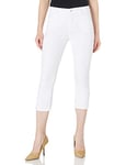 BRAX Women's Style Mary Summer Capri Pants, White, 36W x 30L