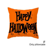 45x45cm Halloween Cushion Cover Geometric Throw Pillowcase Sofa F