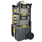 Dewalt DS450 Rolling Case, 3 Drawer Oragniser Case  Tote TOUGHSYSTEM 2.0 Bundle