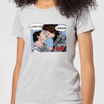 T-Shirt Femme Leia Han Solo Love (Star Wars) - Gris - 3XL