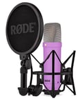 Rode NT1 Signature Series Studio Condenser Microphone Purple With Shock Mount