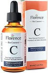 Florence Bio Cosmesi Vitamin C Serum & Hyaluronic Acid for Face/Neck/Eye Contou