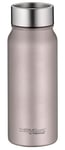 THERMOcafé by THERMOS TC DRINKING MUG Gobelet isotherme, en acier inoxydable, rose mat, 0,50 l, anti-fuite, 9 heures de chaud pendant 18 heures pour le froid, passe au lave-vaisselle, sans BPA