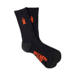 Scruffs Worker Boot Socks Black & Orange (3 Pairs) Work Trade Safety Boots