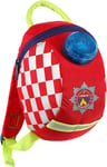 LittleLife Fire & Rescue Engine Toddler Backpack Safety Rein Flashing Light NEW