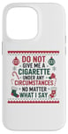 iPhone 14 Pro Max Funny Christmas Holiday Quitting Bad Habits Design Case