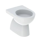 Cuvette au sol 35.8x53.5 blanc brillant Geberit Selnova - Avec abattant wc