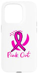 Coque pour iPhone 15 Pro Pink Out Volleyball Amoureux de sensibilisation au cancer du sein