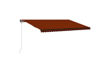 Uttrekkbar markise med vindsensor LED 600x300cm - Markiser