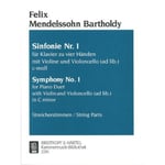 Mendelssohn Bartholdy - Symphony No. 1 In C Minor MWV N 13 (chamber Music Version 1829) MWV N 13