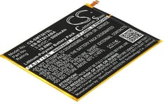 Kompatibelt med Samsung SM-T561, 3.8V, 5000 mAh