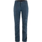 Fjällräven Fjällräven Abisko Hybrid Trail Trousers W - Navy - Dam - 38/L- Naturkompaniet