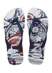 Havaianas Mixte Top Marvel Tongues, Bleu Marine Blanc, 33/34 EU