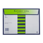 Kuvert konsument fp C4 Vit P/S 50/fp