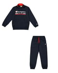 Champion Boy's Legacy Graphic Shop B (306848) -Special Polywarpknit Semi-Dull High-Neck Tracksuit, Blue (BS501), 11-12 Years