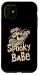 Coque pour iPhone 11 Spooky Babe Déguisement rétro d'Halloween