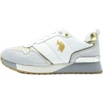 Baskets U.S Polo Assn.  Baskets US POLO ASSN Tabitha 4 FRIDA4103W8NS1-WHI-GOLD