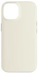 Coque pour iPhone 14 Couleur crème simple