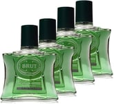 Brut After Shave 100ml - 4 Pack, Refreshing Men's Fragrance, Smooth Skin Care