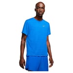 NIKE Dri-Fit Miler Men's Football Fan Shirts Game Royal/Reflective Silv XL