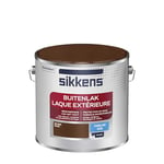 Sikkens - Peinture Laque Extérieure Bois et Fer - Finition tendue, sous-couche intégrée, facile à appliquer - Satin Ton Bois 2,5 L