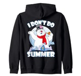 Frosty the Snowman I Don't Do Summer Zip Hoodie