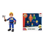 Fireman Sam 07914 Ultimate Hero Electronic, Action Figure, Preschool Toys, Gift for 3-5 Year Olds, Blue Action Figures 5-pack, scaled play preschool poseable figures, imaginative play