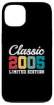 Coque pour iPhone 13 20 ans classique 2005 édition limitée rétro 20e anniversaire