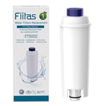 Fiitas DLSC002 Filtre eau Detartrant pour Machine à Café Delonghi Magnifica s Dinamica,les Séries ECAM, ESAM, ETAM, Adoucir l'eau, Réduire le Calcaire(1 Pack)