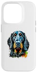 Coque pour iPhone 14 Pro Gordon Setter Pop Art et Splash Art Gordon Setter