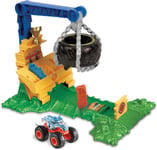 Monster Trucks Playset Arena Smasher RINOMITE Hot Wheels HTP18