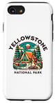 Coque pour iPhone SE (2020) / 7 / 8 Randonnée familiale en plein air dans le parc national de Yellowstone Forest