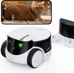 ROLA Petpal 2.5K Camera Robot: Movable Wifi QHD Cam, Indoor Smart Home Security,