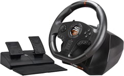 Volant De Course Sv710 Avec Pédalier, Palettes De Vitesses Et Vibrations - Compatible Pc (Programmable Pour Tous Les Jeux)