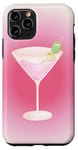 Coque pour iPhone 11 Pro Esthétique Rose Matrini Y2K Dirty Martini Lover Olive