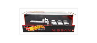 MATTEL HOT WHEELS GMH39-979P Nissan - Set 4X Fleetstreet Camion Car Transporter