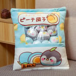 6/8/9 PCS Yummy Plush Cheesy Puffs Stuffed Bag Of Plush Cheese Snacks Balls Gift