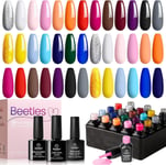 Beetles 23 Pcs Gel Nail Polish Set- Red Orange Yellow Blue Dark Perfect 21 