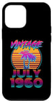 Coque pour iPhone 12 mini 64 Years Old Retro Vintage 80s July 1960 64th Birthday