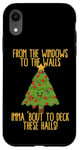 Coque pour iPhone XR From The Window To The Wall Poème de Noël avec citation de Noël