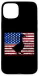 Coque pour iPhone 15 Plus Goose Vintage Farm Animal Patriotic Farmer