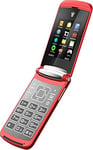 Binatone Blade Retro Flip Phone - Red