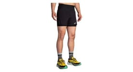 Short 2 en 1 brooks high point trail 5inch noir homme