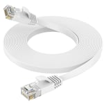 Câble Ethernet 20m Cat6 - Rj45 Plat Lan 1000 Mbit/s Câble Internet pour Routeur Switch PC Portable Smart TV.[G1]